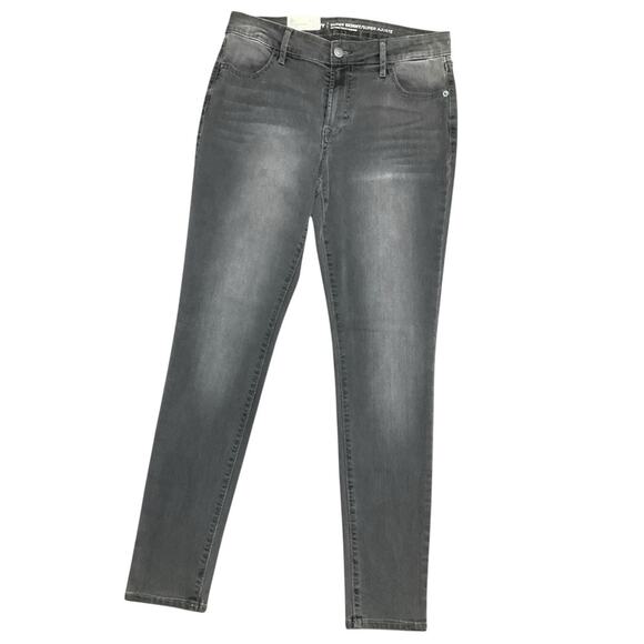 Old Navy Women’s Jeans Mid Rise Stretch Super Skinny Gray Size 8 NWT - Picture 1 of 7